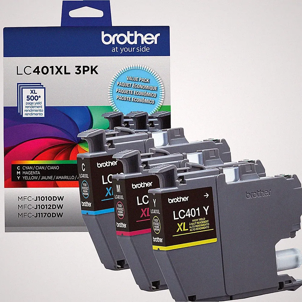 Brother Genuine LC401 / LC401XL Ink Cartridge MFC-J1010DW MFC-J1012DW MFC-J1170D