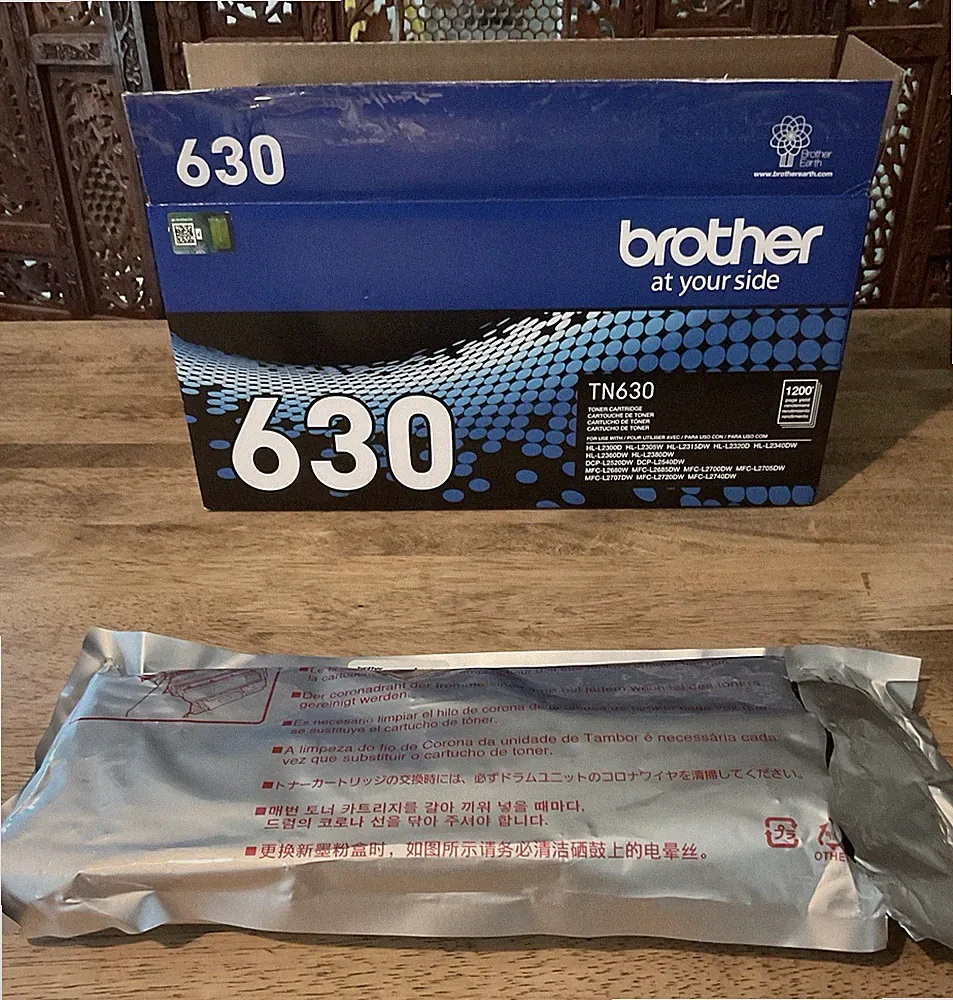 brother genuine ink toner tn-630 or tn-660 printer cartridges