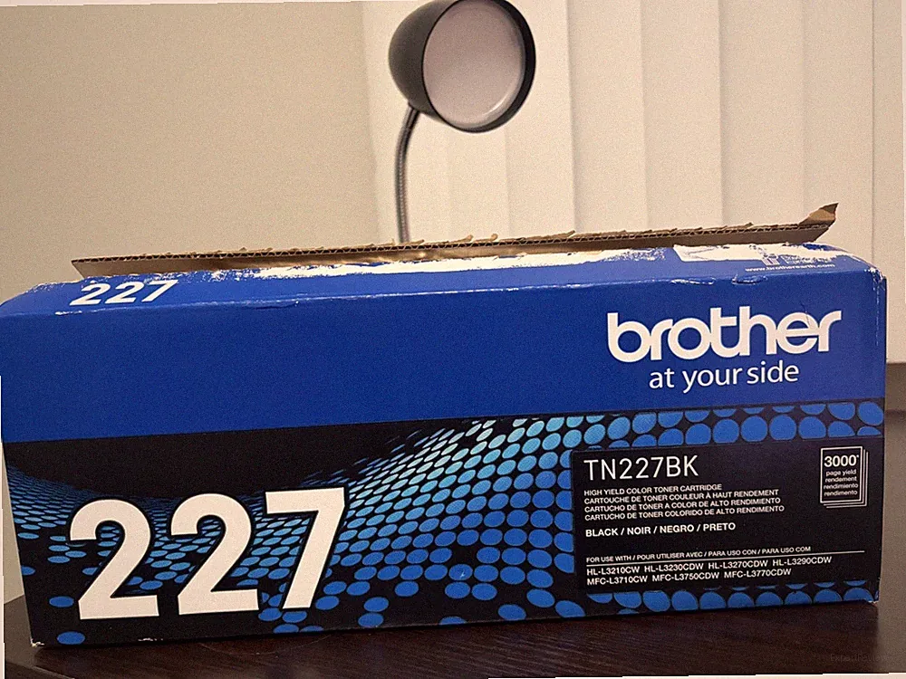 Brother Genuine TN-227BK High Yield Black Printer Toner Cartridge