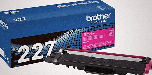 Brother Genuine TN227M, High Yield Toner Cartridge, Replacement Magenta Toner