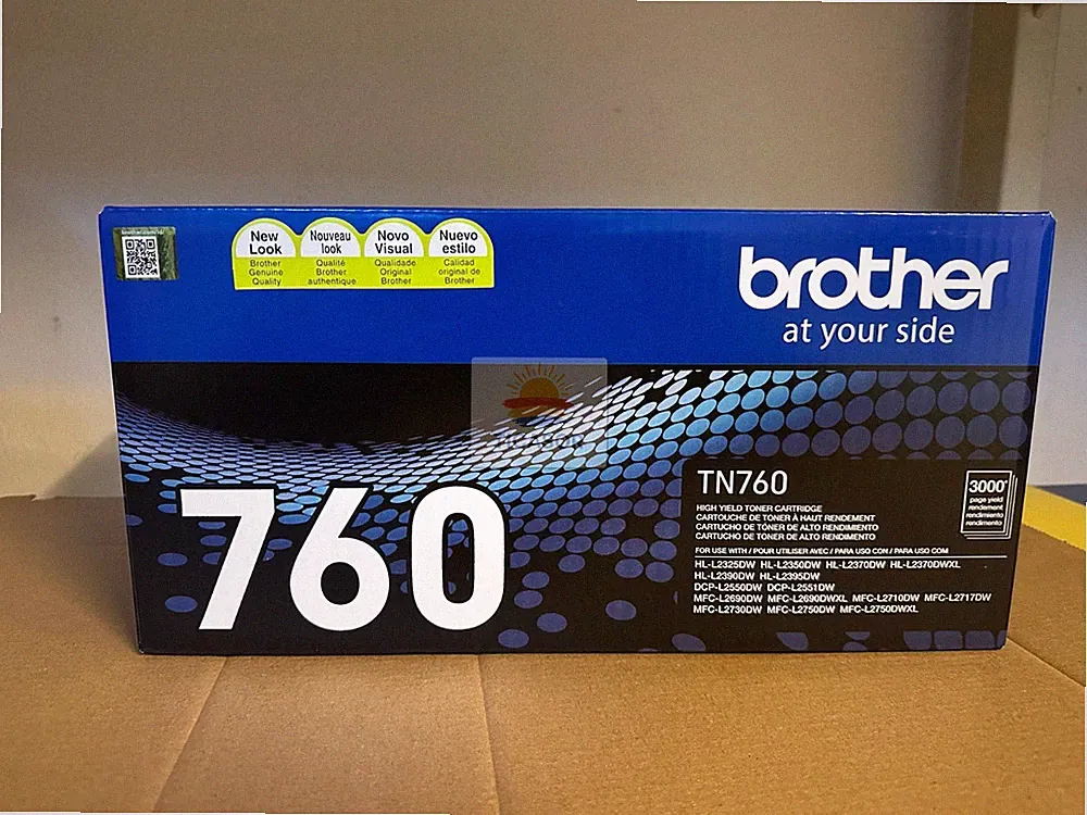 Brother TN-760 High-yield Toner, Black, 3,000 pages‡
