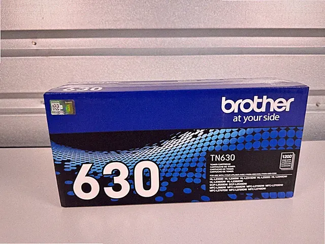 Brother TN630 Black Toner Cartridge Genuine OEM Open Box Sealed