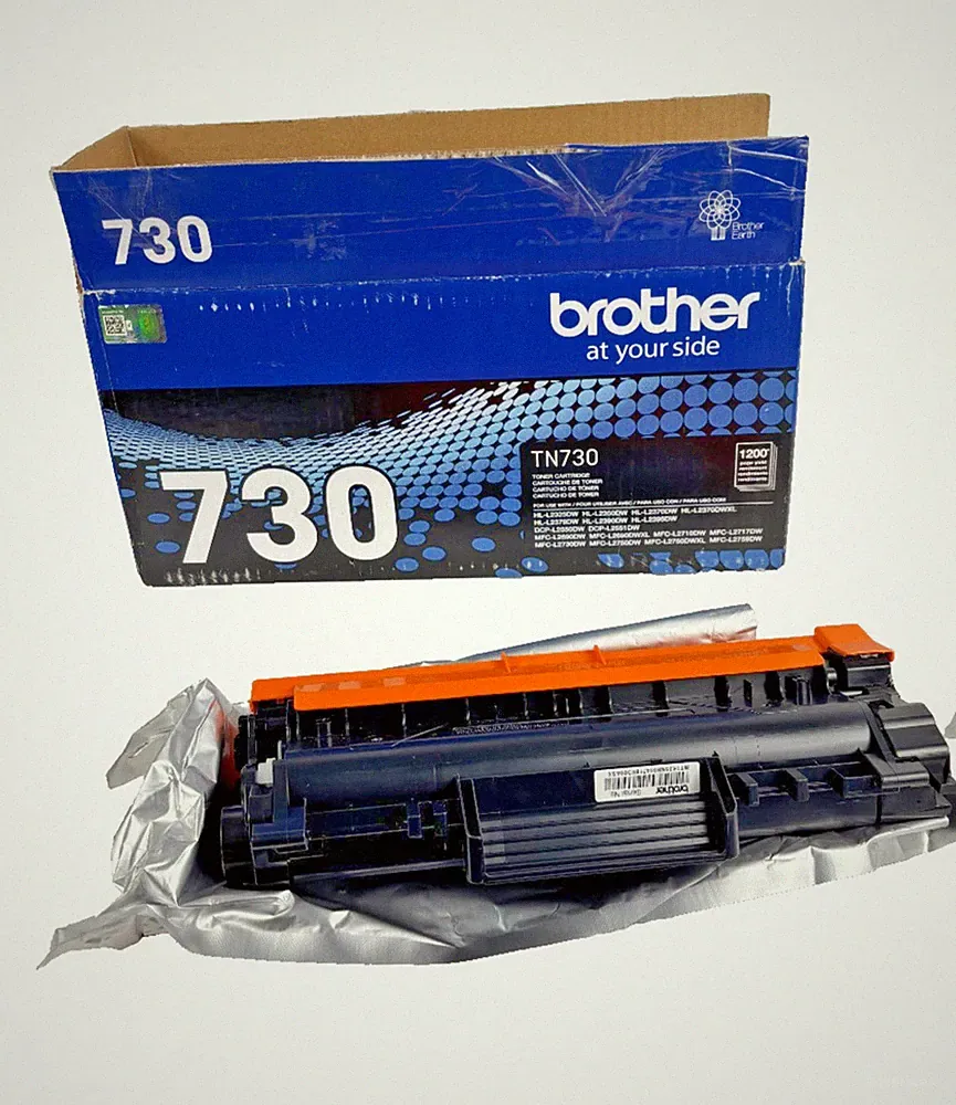Brother TN730 Black Toner Cartridge HL L2350DW L2395DW MFC L2710DW