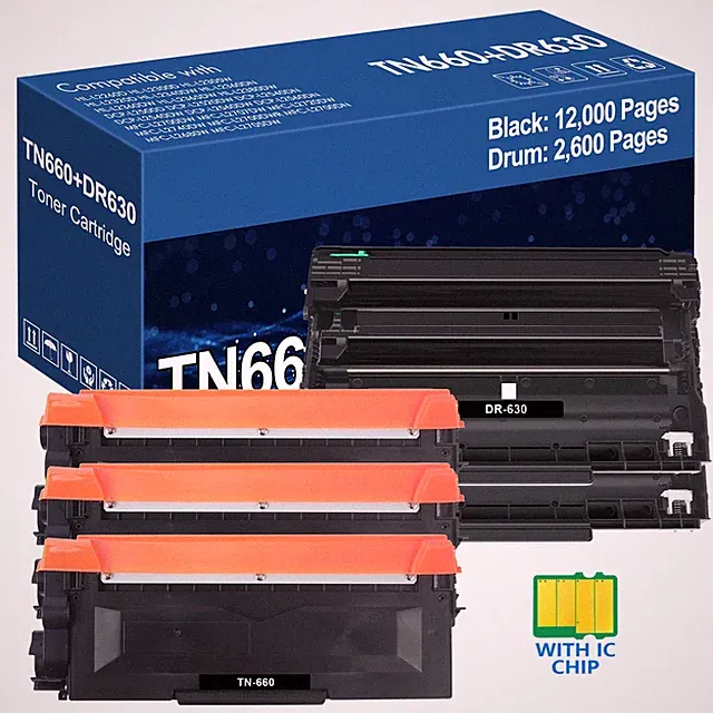 DR630 Drum / TN660 Toner Cartridge For Brother MFC-L2700DW HL-L2320D L2380DW LOT