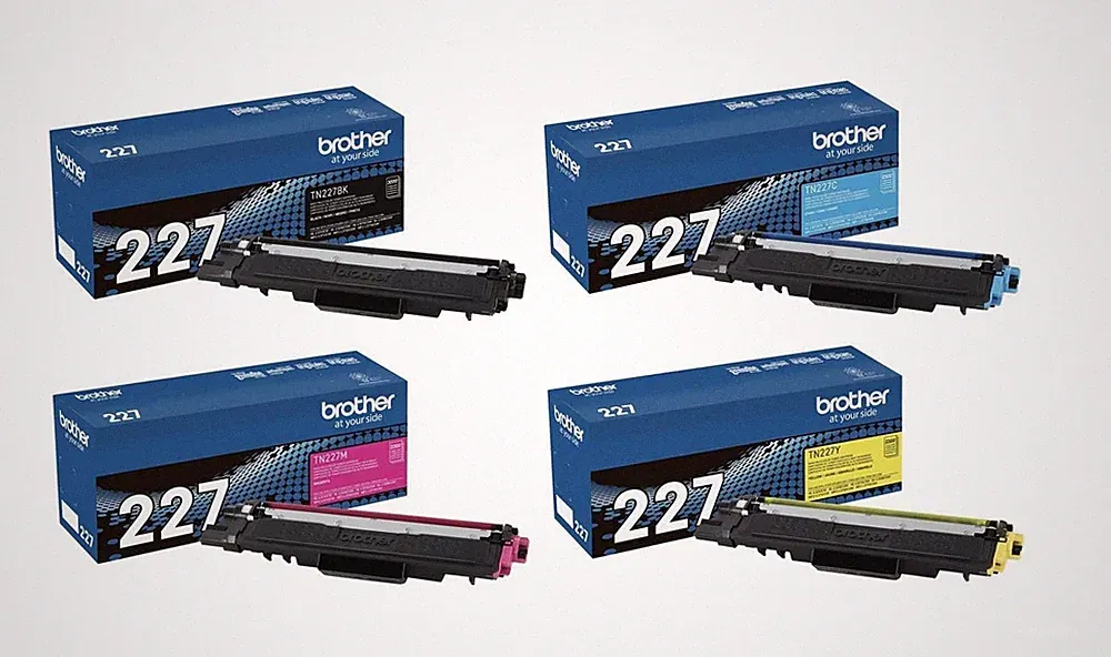 Genuine Brother TN‑227 Color BK/C/M/Y High‑Yield – ✅SEALED BOX ✅