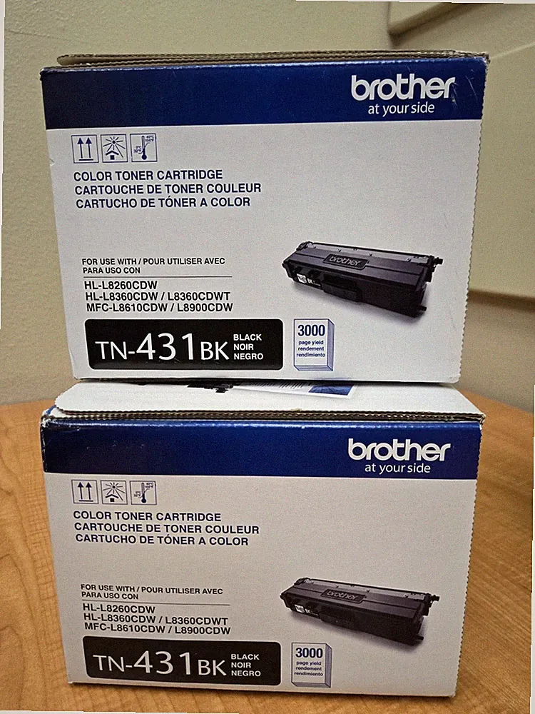 Genuine Brother TN-431 Black Toner Cartridge (TN431BK) – Brand New (SINGLE)