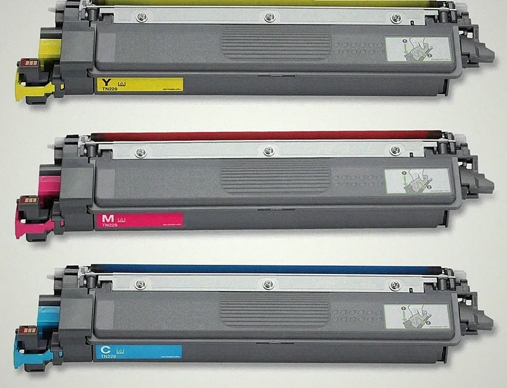 Genuine Brother TN229 Cartridge Set (Cyan, Magenta, Yellow) Missing Black Toner