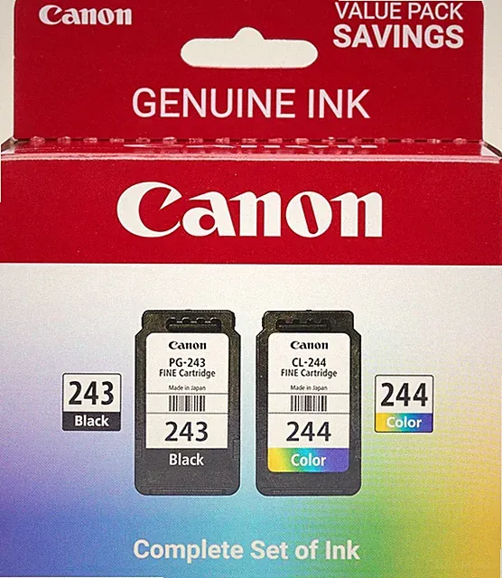 Genuine Canon PG-243 CL-244 Ink Cartridges for MG2522 4520 3320 3322 Printer-NEW