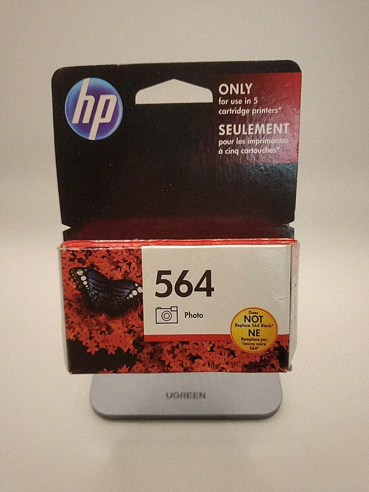 Genuine HP 564 Photo Ink Cartridge – New Sealed – Expired 02/2020
