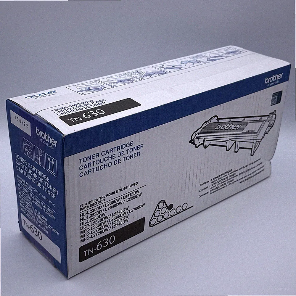 Genuine OEM Brother TN-630 Black Toner Cartridge HL-L2300D MFC-L2700DW NEW!