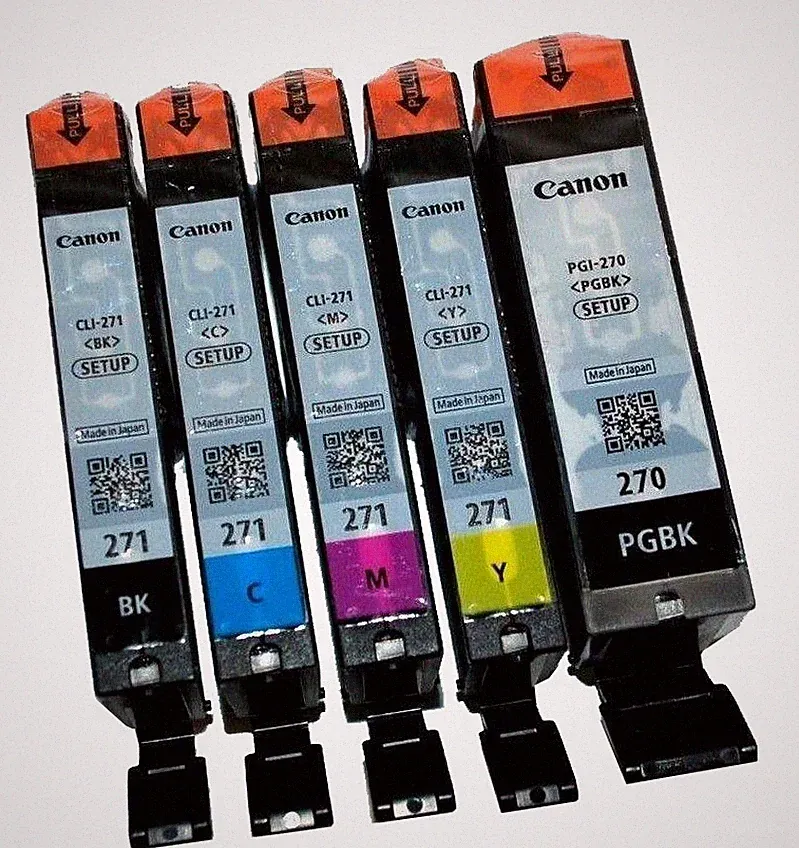 Genuine OEM Canon Printer Ink Cartridges MG5720 MG6820 PGI-270 & CLI-271