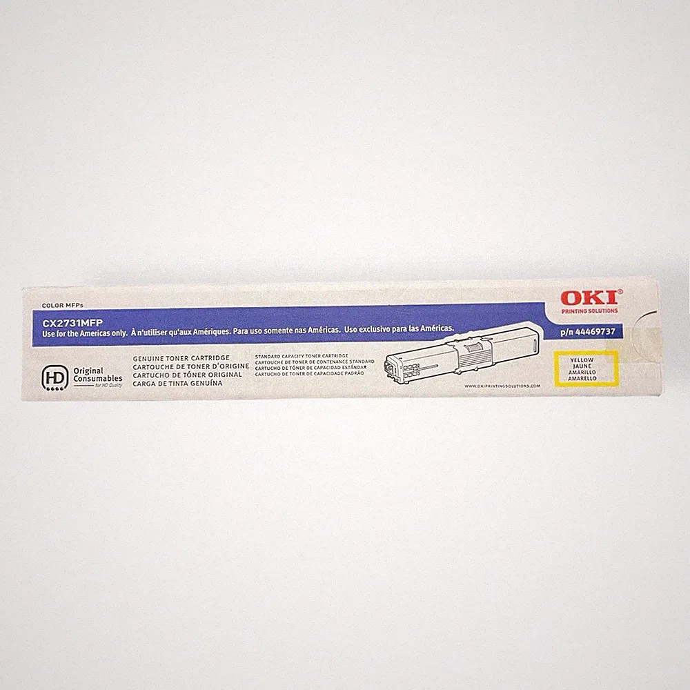 Genuine Okidata OKI Ink Toner Cartridge Yellow Laser Printer