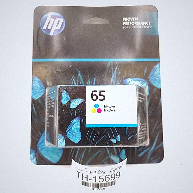 HP 65 Tri-Color Ink Cartridge For Envy & Deskjet 3700 Series Printers