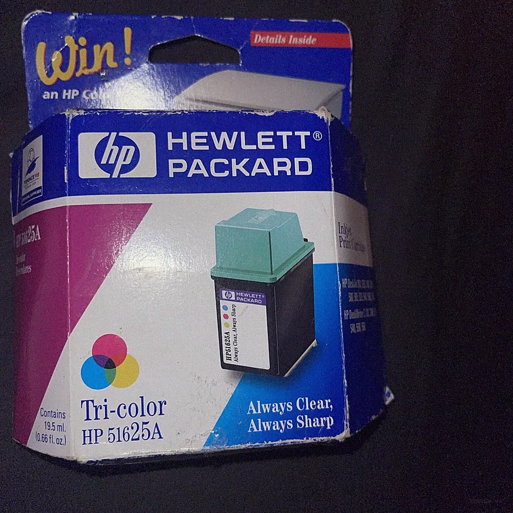 HP Cartridge Tri-Color 51625A Genuine Ink Toner Printer exp1999 NEW