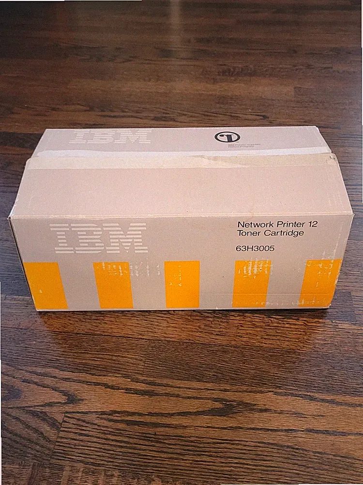 IBM Genuine OEM Network Printer 12 Toner Cartridge 63H3005 Printer Ink - NEW