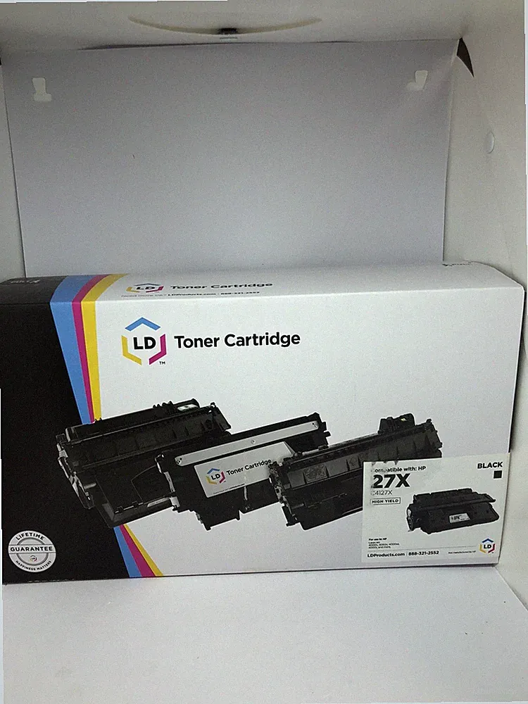 LD Laser LD-C4127X 27X Genuine Black Toner Cartridge SEALED BOX Printer Ink