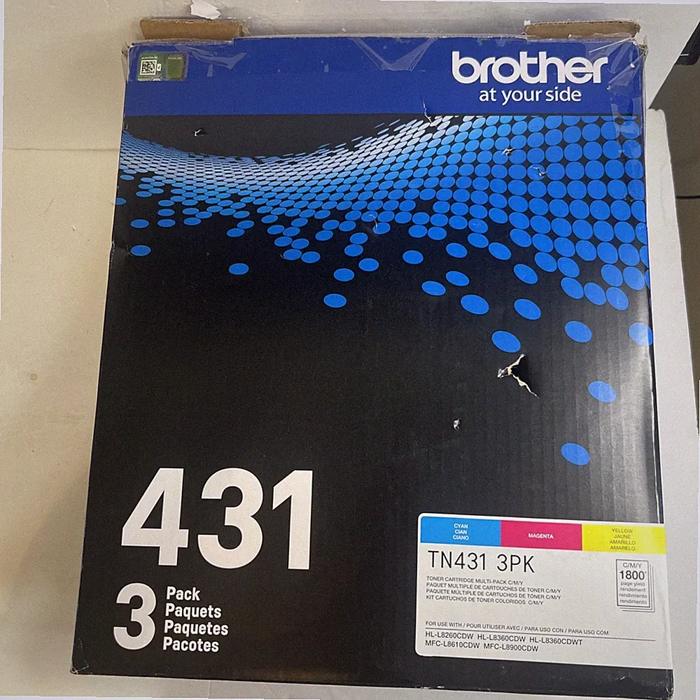 NEW GENUINE - BROTHER TN431 3-PACK CMY COLOR TONER - TN4313PK - **READ**
