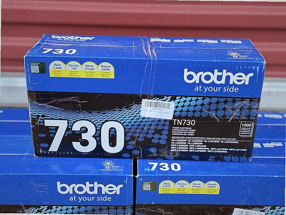 OEM Brother TN-730 Black Ink Toner Cartridge Genuine New TN730 SEALED IN BOX